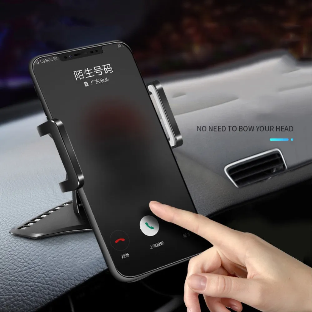 3 in 1 Car GPS Smartphone Holder: Dashboard / Visor Clamp   AC Grid Clip for Auro Style - Black