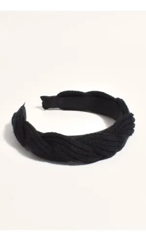 Adorne | Colorado Knit Headband Black