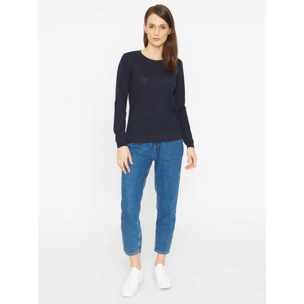 Alia Merino strik - Navy