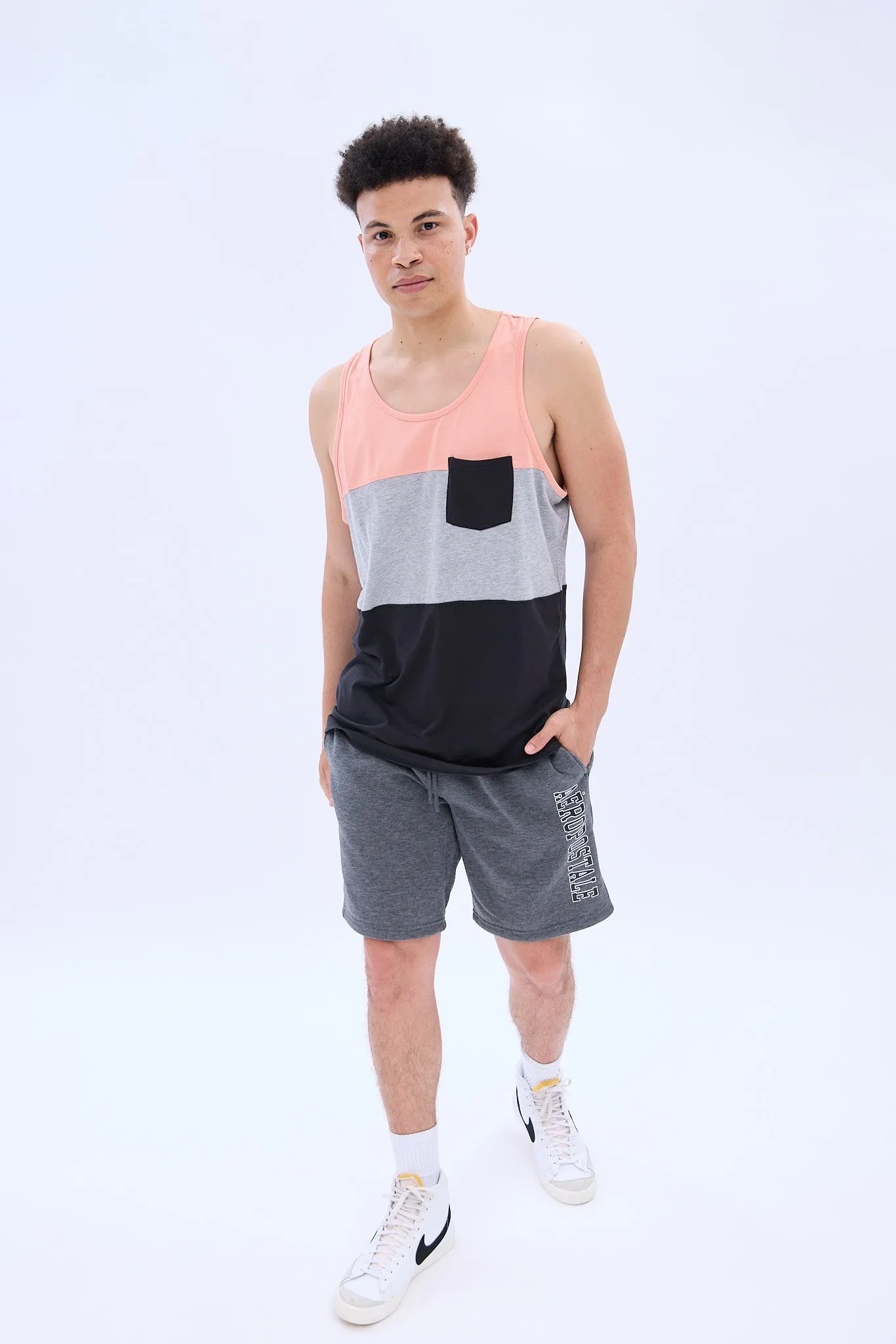 Aéropostale Logo Printed Fleece Short