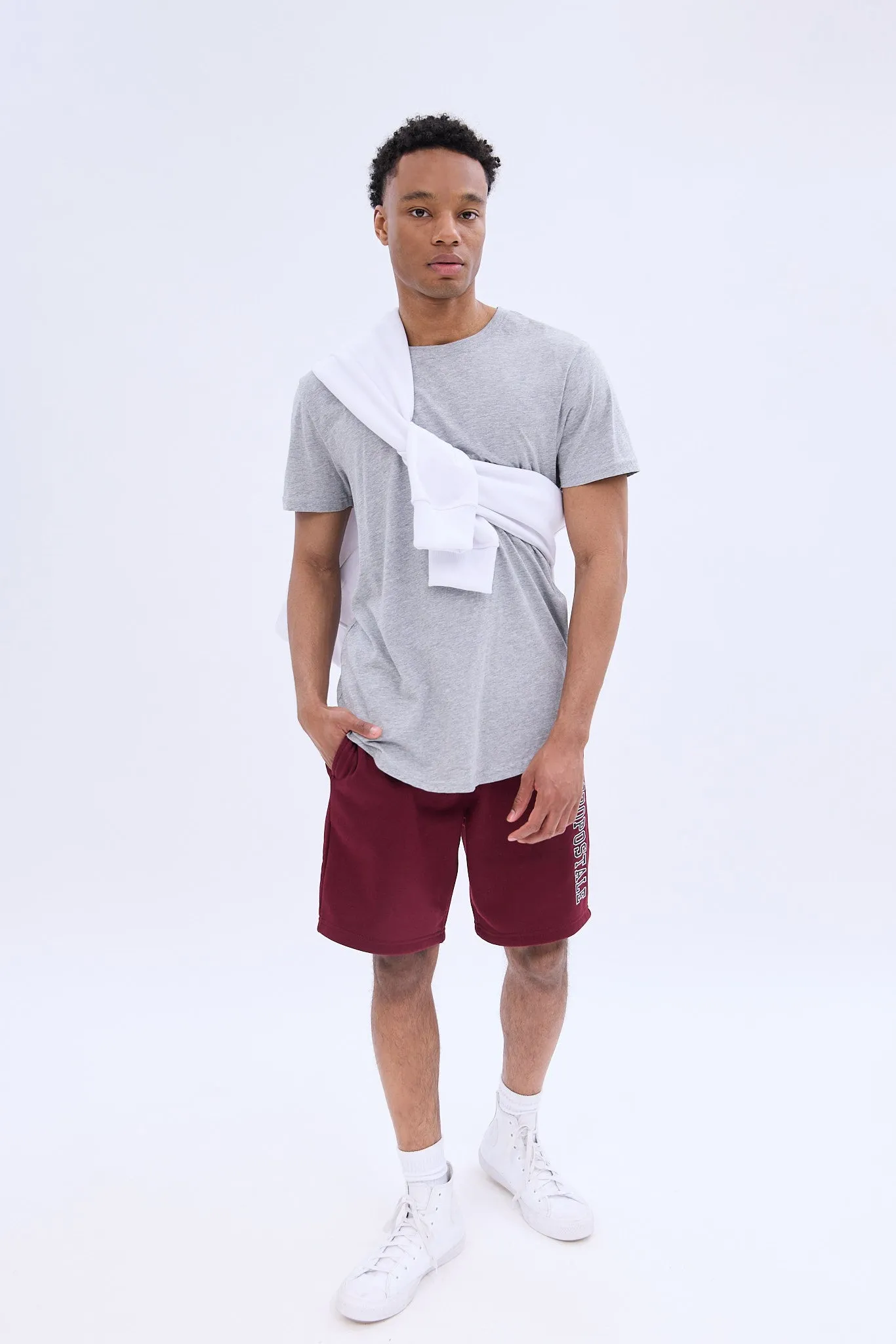 Aéropostale Logo Printed Fleece Short