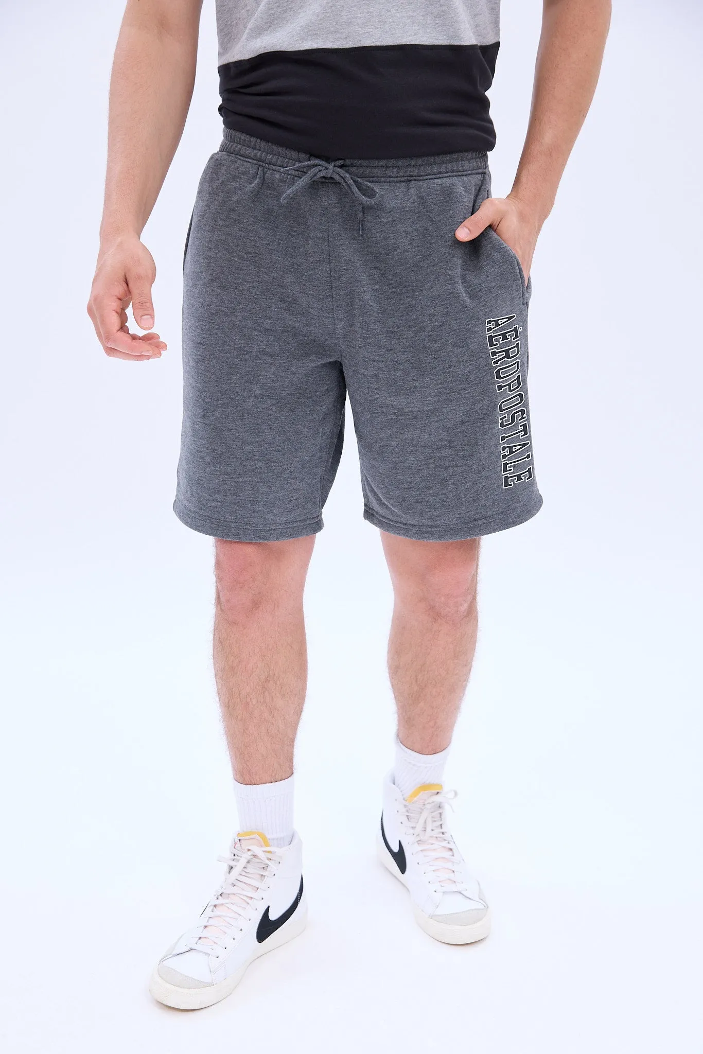 Aéropostale Logo Printed Fleece Short
