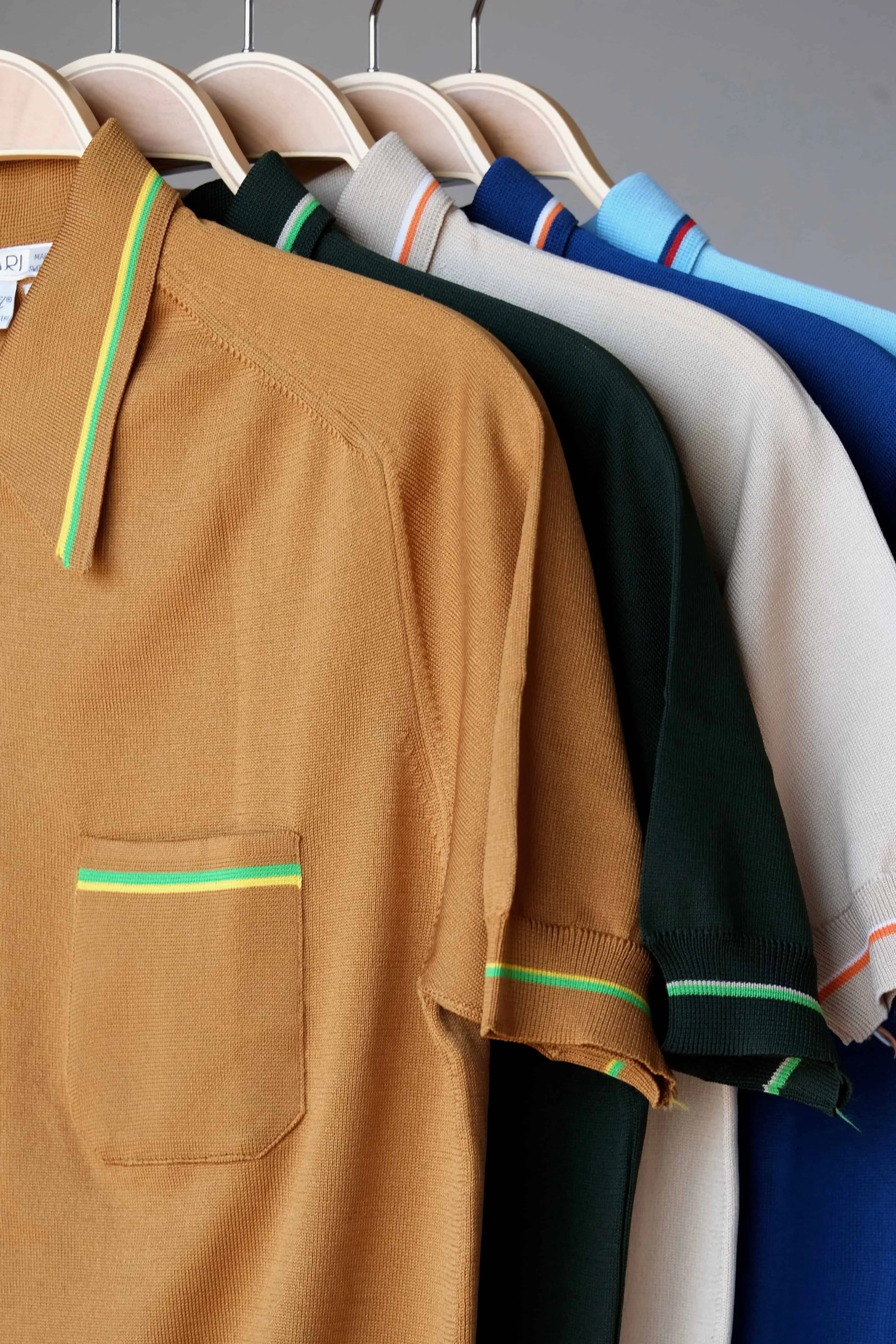 CARI 60's Zip-Neck Polo