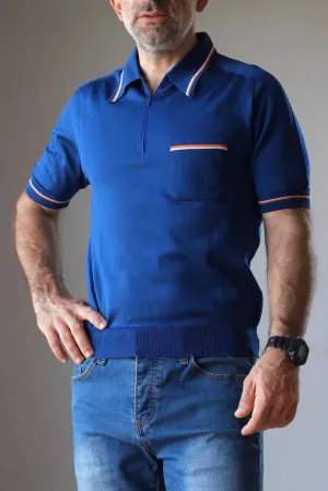 CARI 60's Zip-Neck Polo