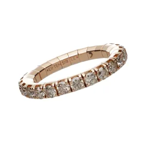Champagne Diamond Eternity Band