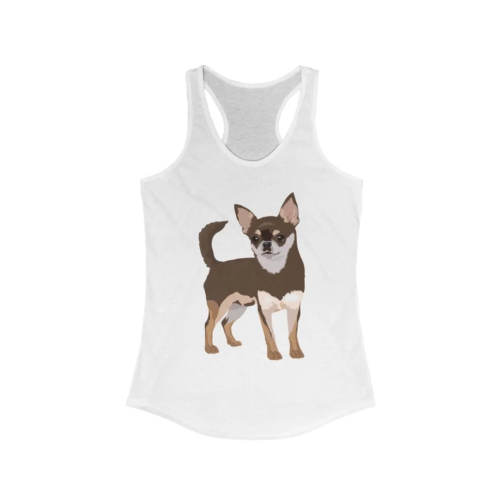 Chihuahua Women's Ideal Racerback Tank, Cotton & Polyester, S - 2XL, 8 Colors, FREE Shipping, Made in the USA!!