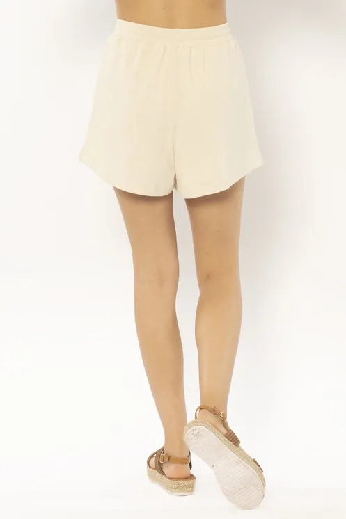 Colby Knit Short White
