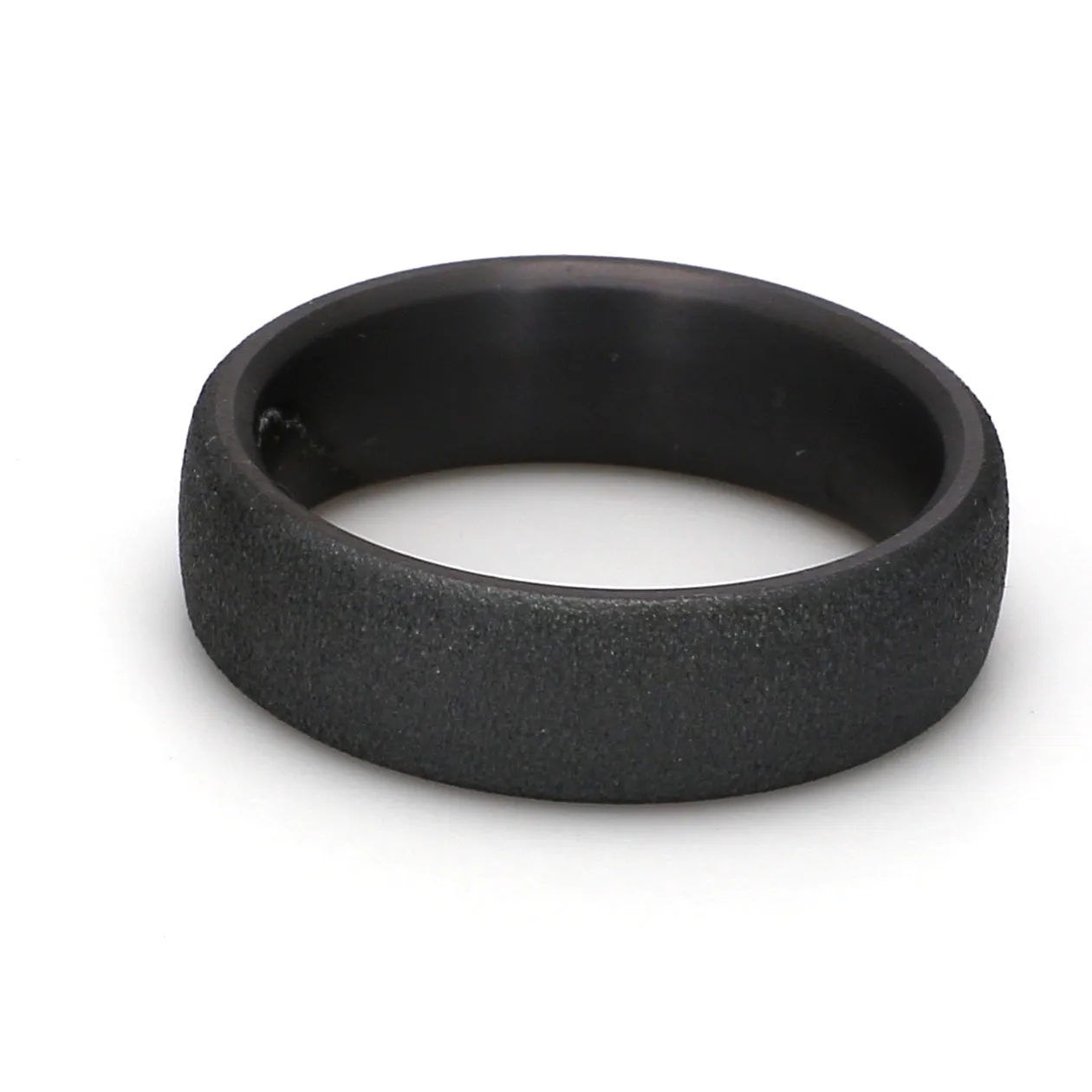 Comfort-Fit Wirebrush Plain Metal Band