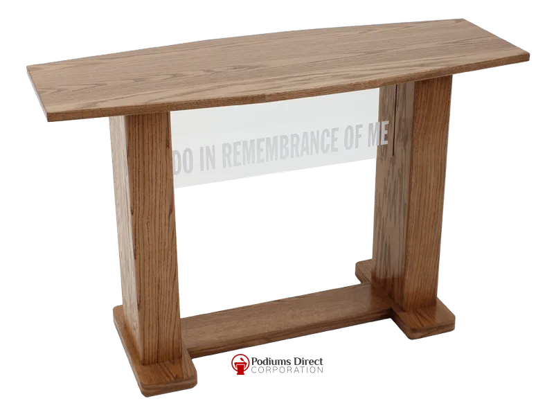 Communion Table 781 Acrylic and Wood Style - FREE SHIPPING!