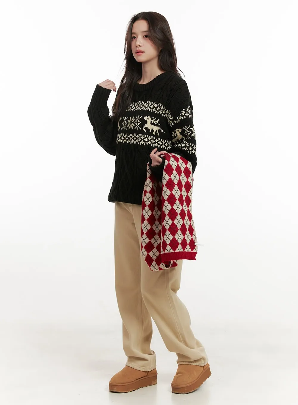 Cozy Nordic Round Neck Sweater ON429