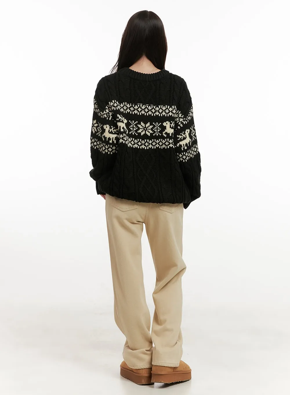 Cozy Nordic Round Neck Sweater ON429