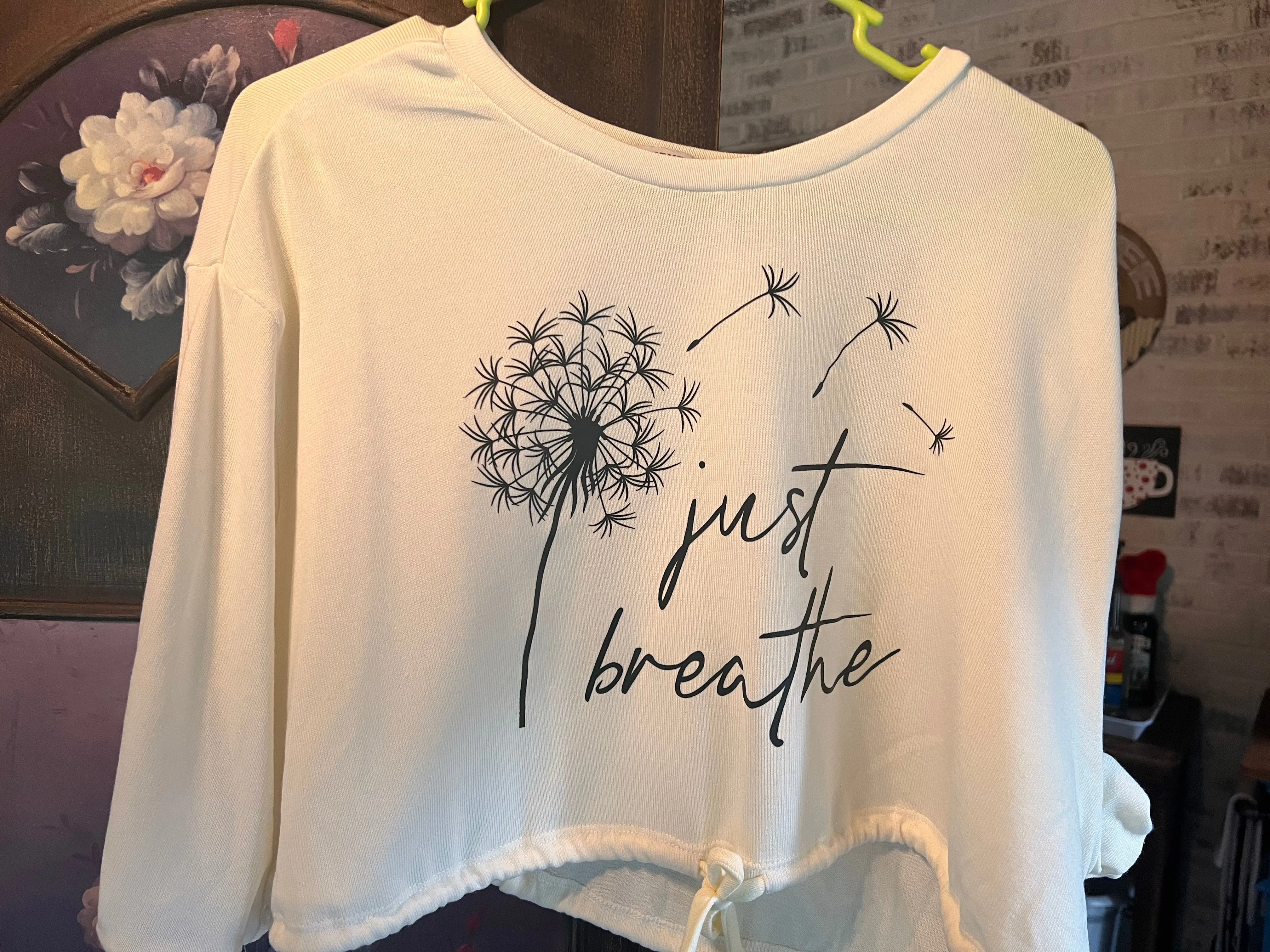 Crop Top Balloon Sleeve - Final Sale