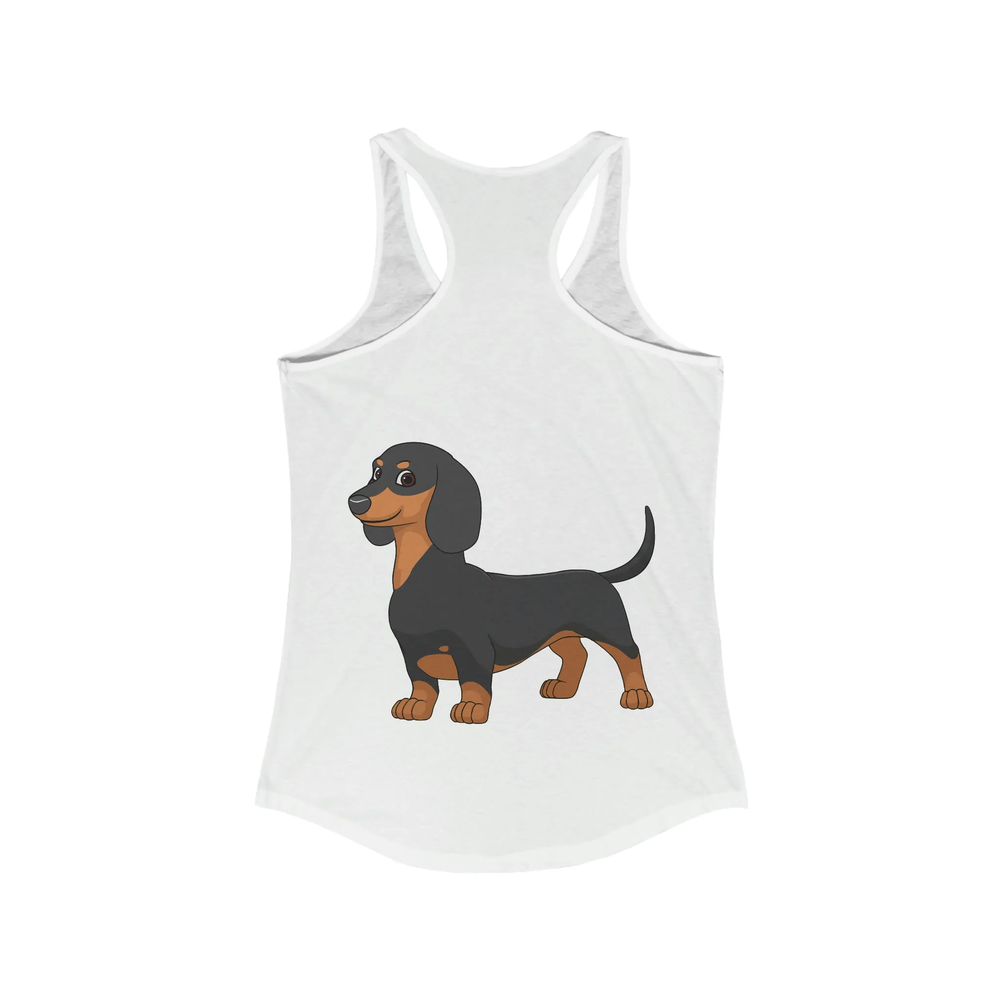 Dachshund  Women's Ideal Racerback Tank, XS - 2XL, 8 Colors, Soft Cotton/Polyester, Extra Light Fabric, FREE Shipping, Made in USA!!