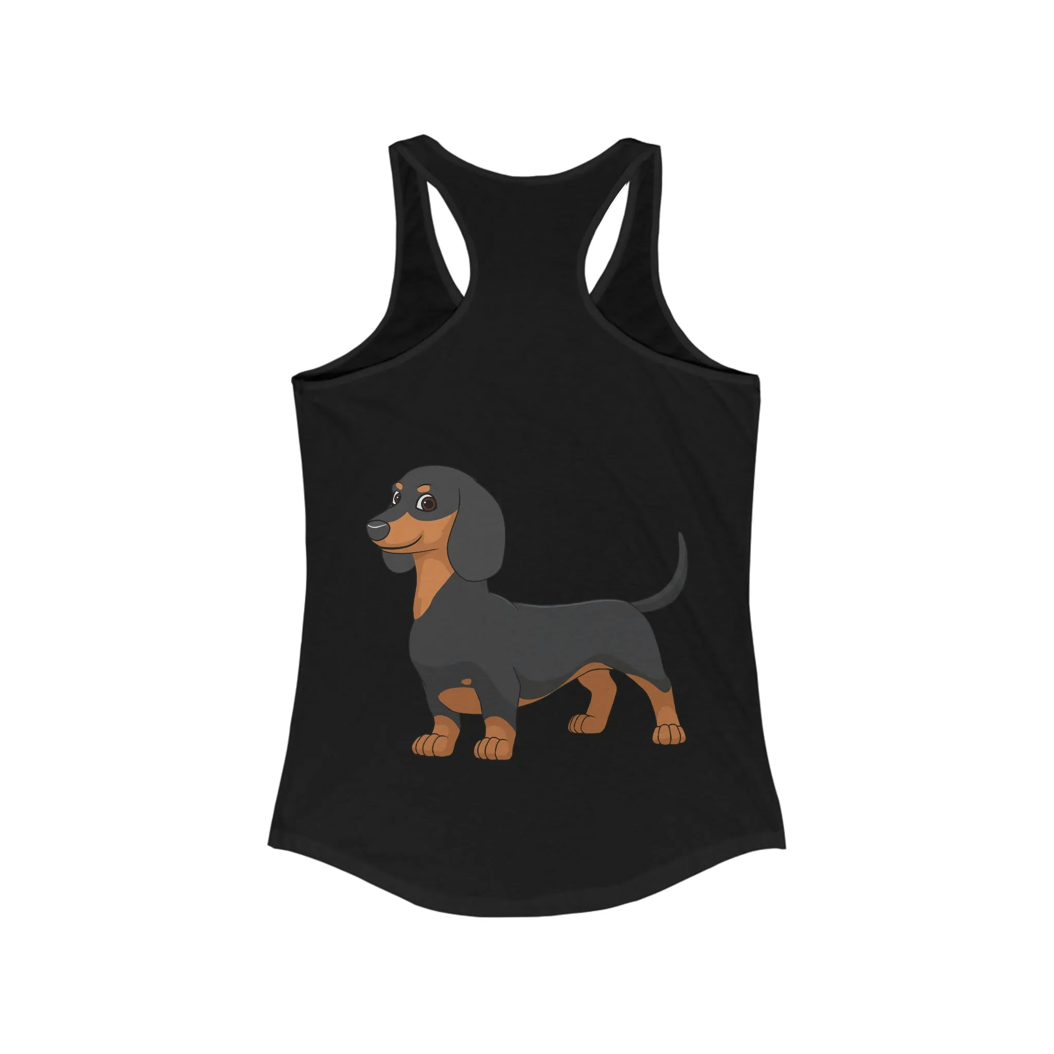 Dachshund  Women's Ideal Racerback Tank, XS - 2XL, 8 Colors, Soft Cotton/Polyester, Extra Light Fabric, FREE Shipping, Made in USA!!