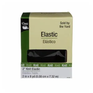 Dritz 2" Knit Elastic - Black