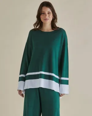 Eleanor Knit Jumper - Basil