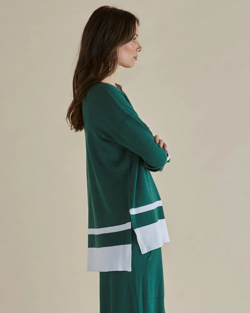 Eleanor Knit Jumper - Basil