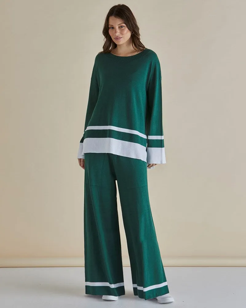 Eleanor Knit Jumper - Basil