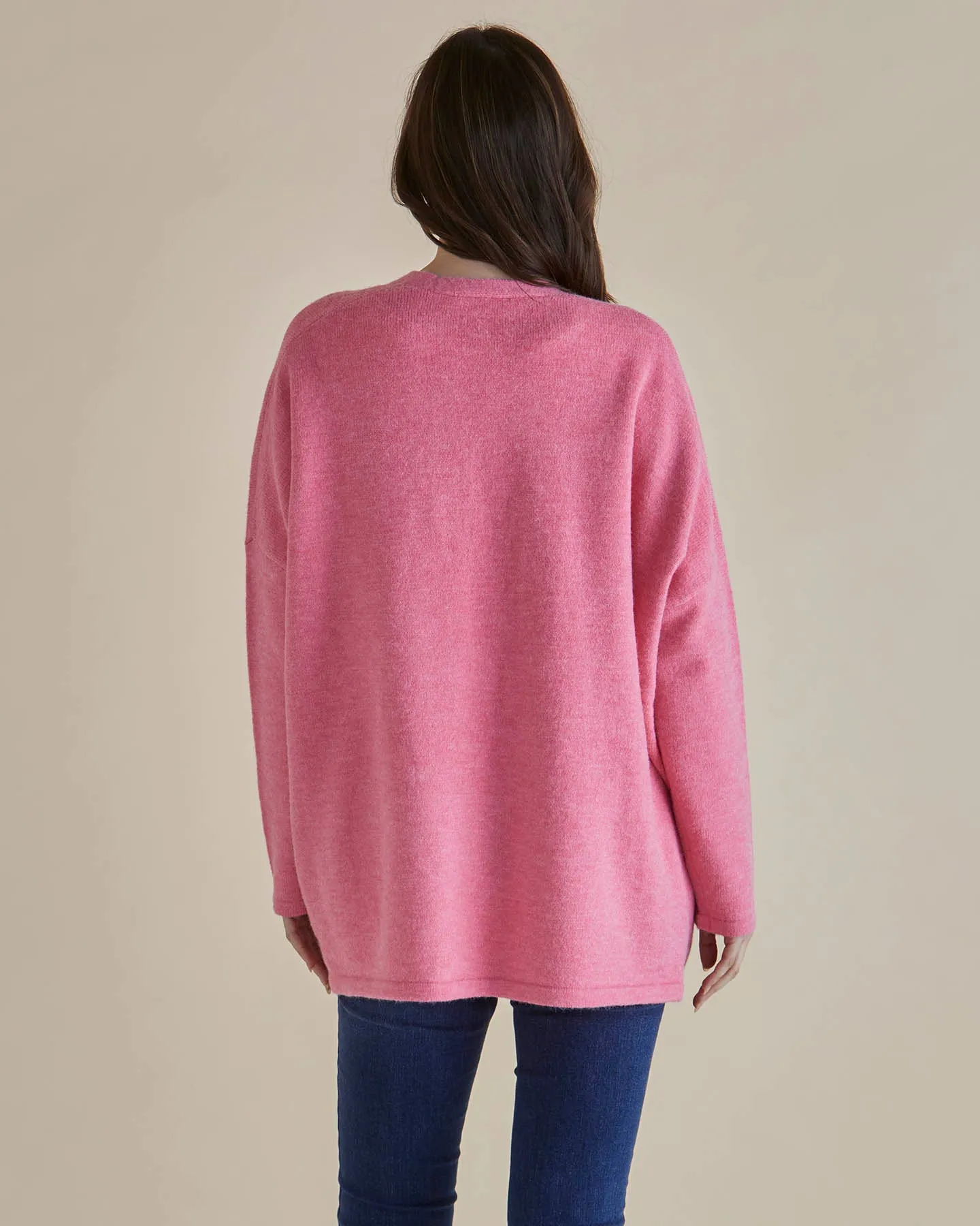 Emy Cardigan - Peony Pink