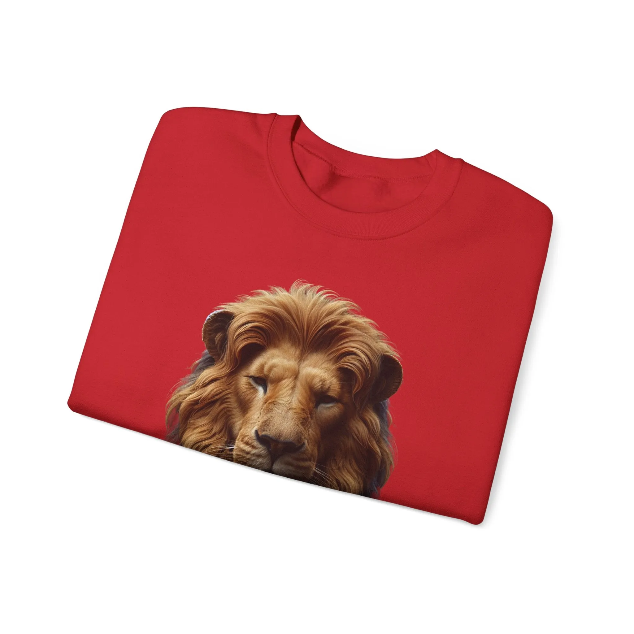 Fearless Lion Unisex Crewneck Sweatshirt - Motivational Apparel