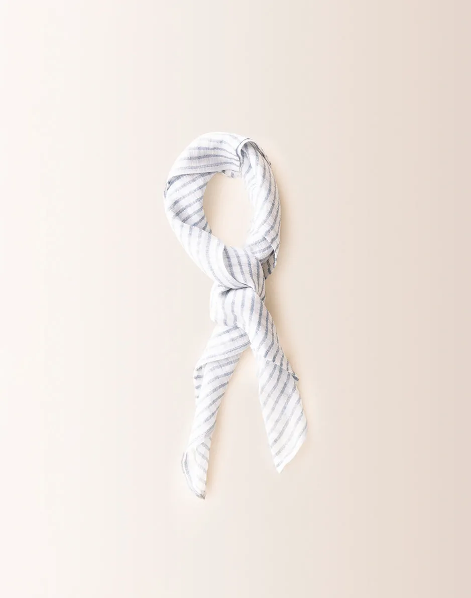 Gauze Bandana: Horizontal Stripe