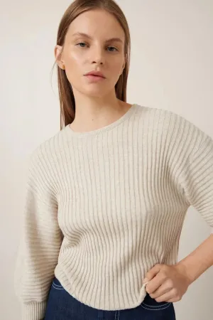 Kowtow Quinn Top Oat Melange