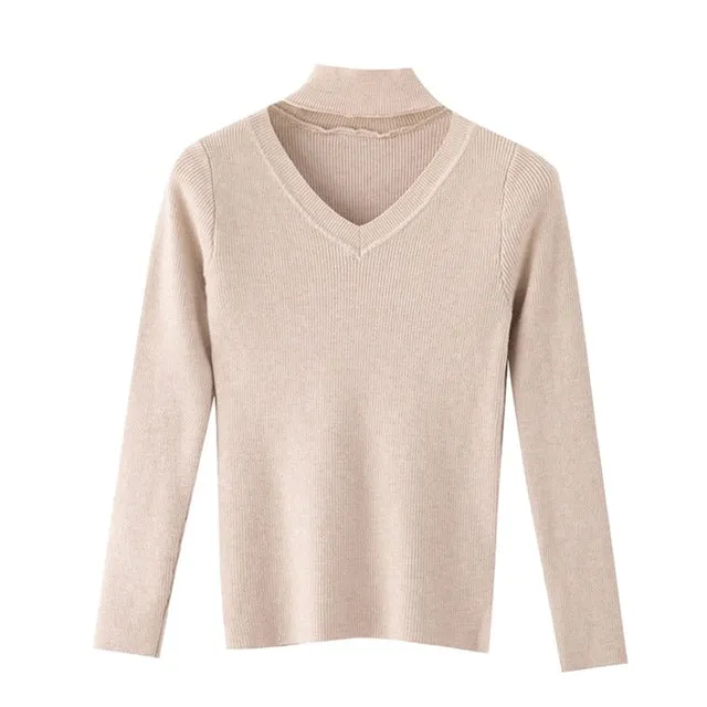 Long Sleeve Shirt Slim Sweater