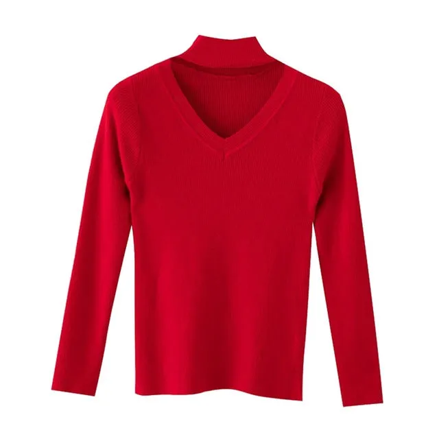 Long Sleeve Shirt Slim Sweater