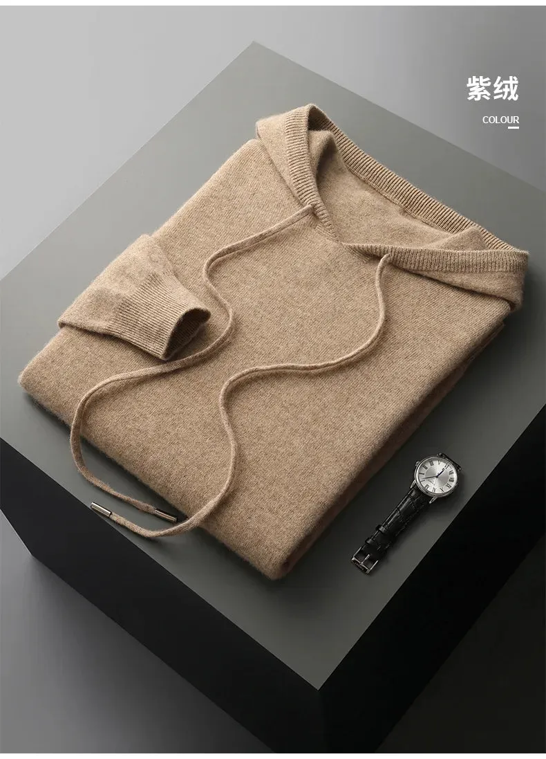 Merino Master's Bespoke Knitted Wool Sweatshirt