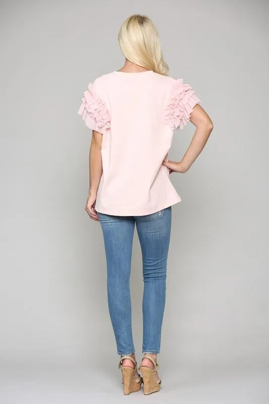 Pre-Order Kandice Ruffled Top