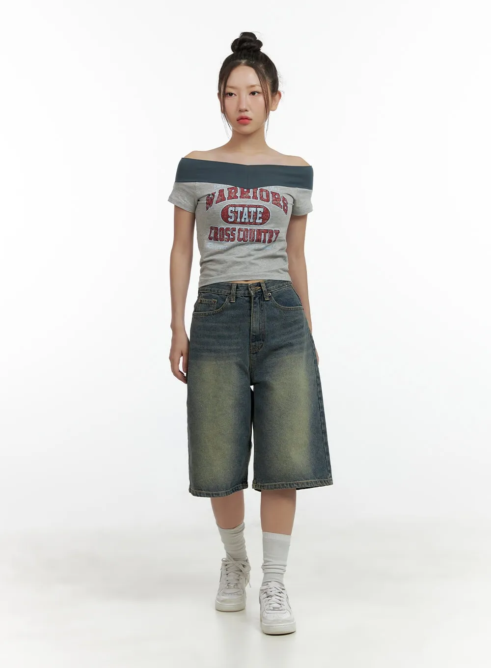 Slim Fit Bermuda Jorts CL410