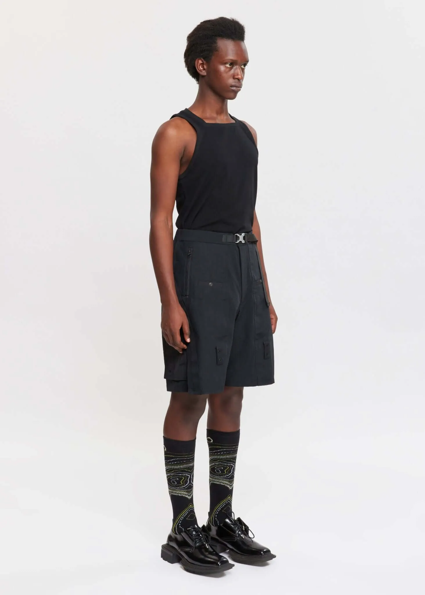 Strap Hem Square Tank