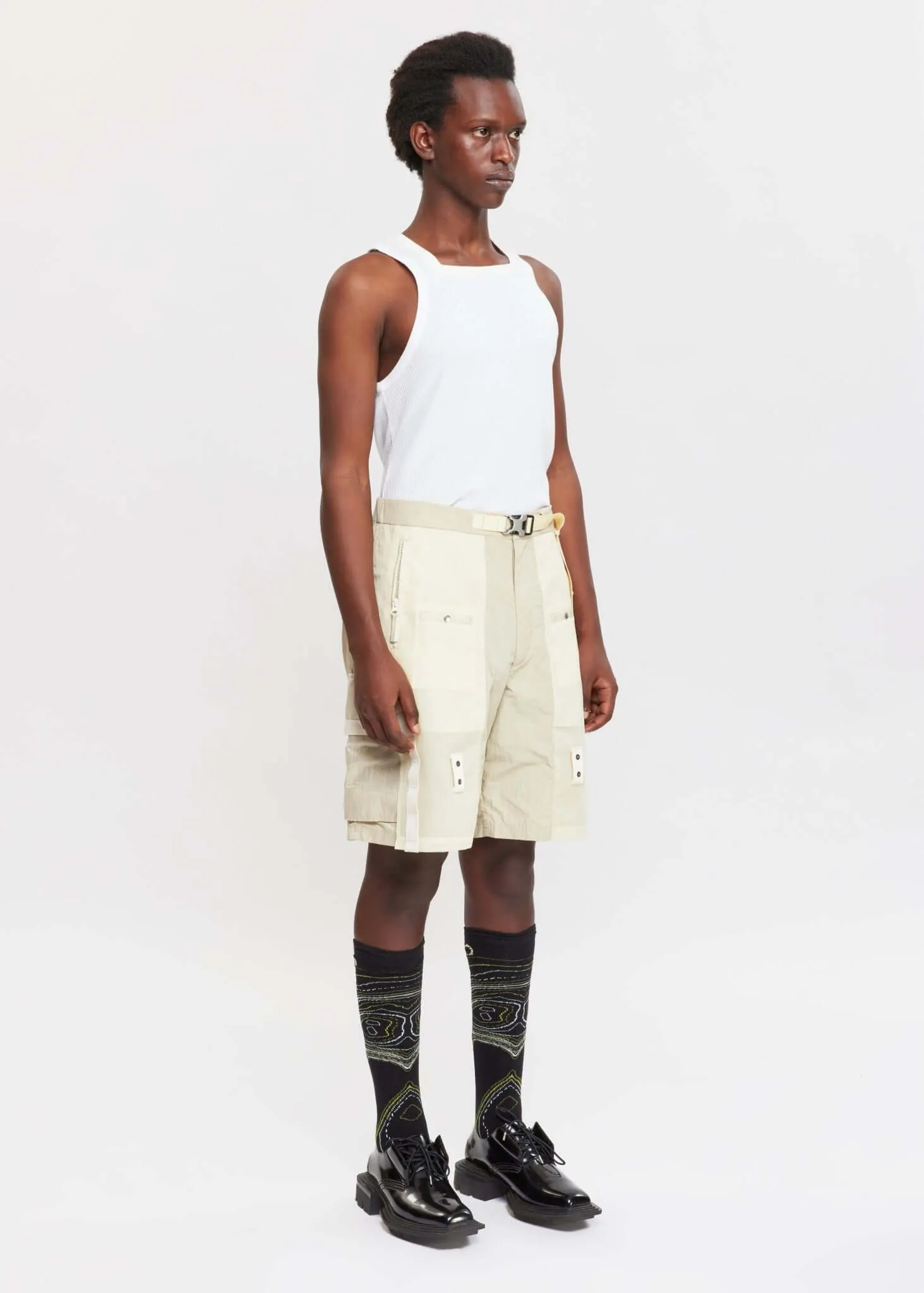 Strap Hem Square Tank