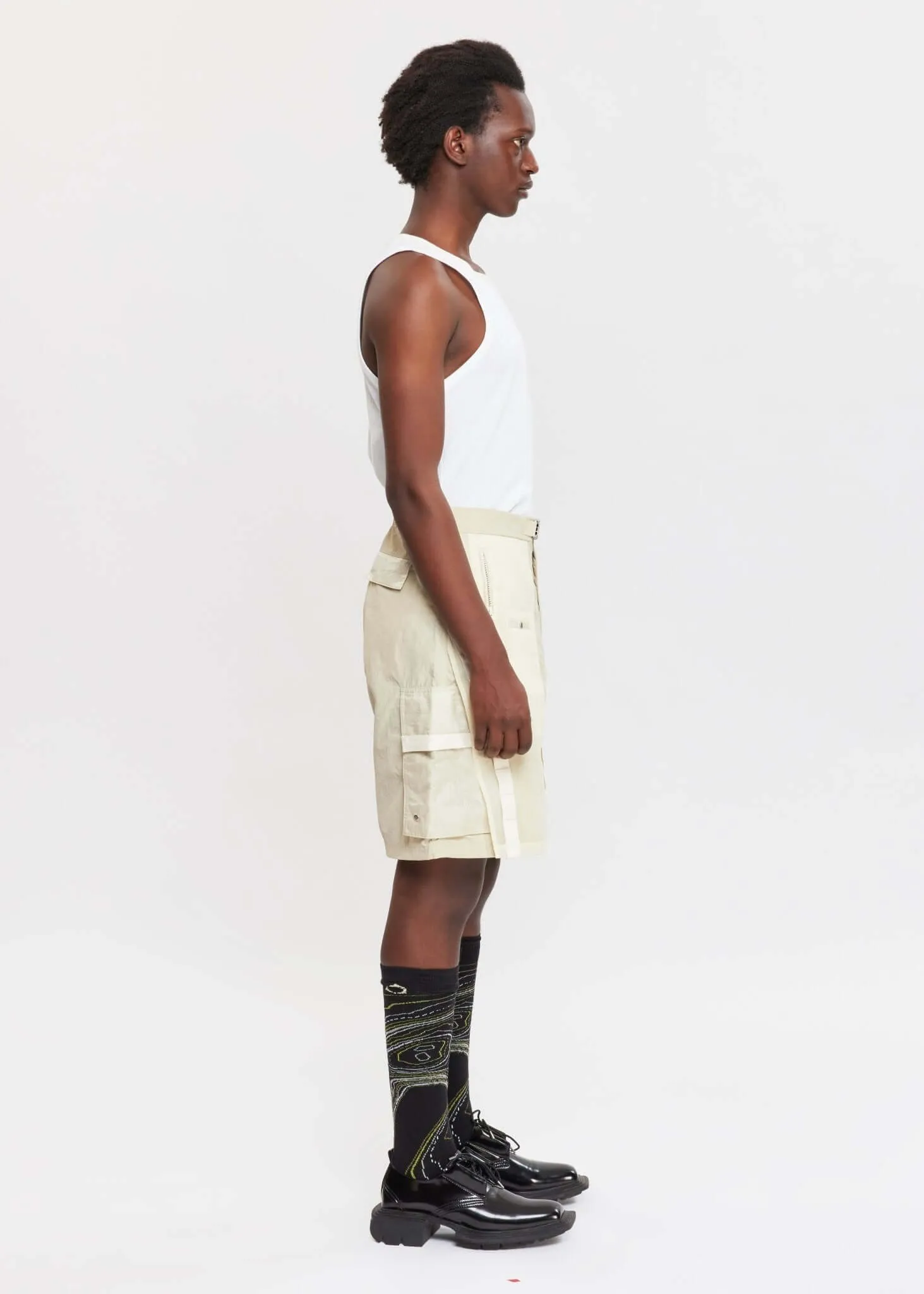 Strap Hem Square Tank