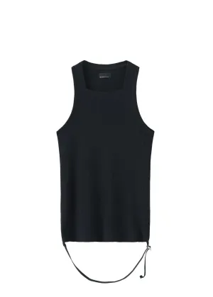 Strap Hem Square Tank