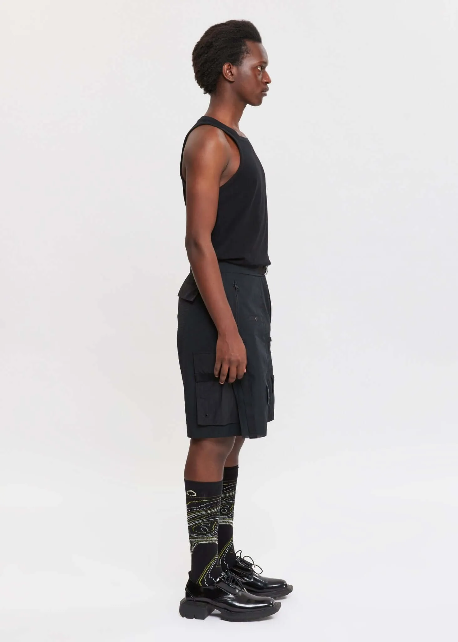 Strap Hem Square Tank