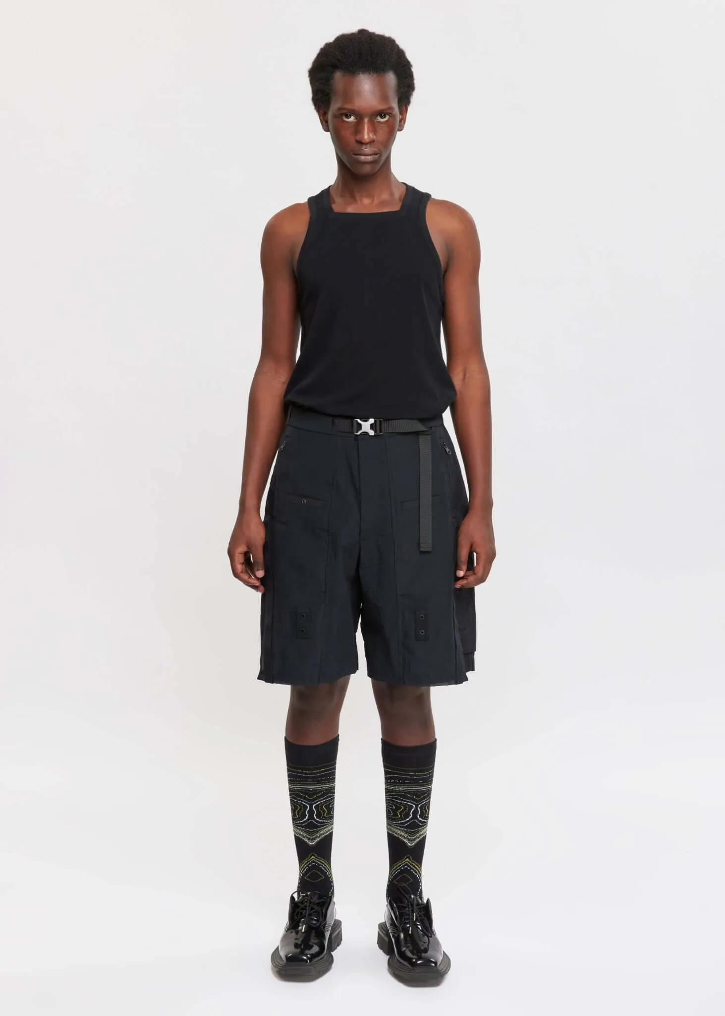 Strap Hem Square Tank