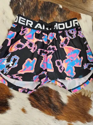 Under Armour Girls Play Up Printed Shorts