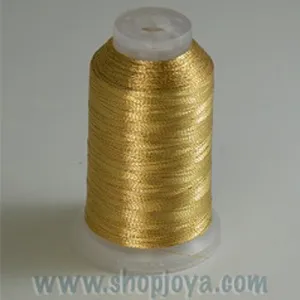 YLI Fine Metallic in Gold, 500yd Spool